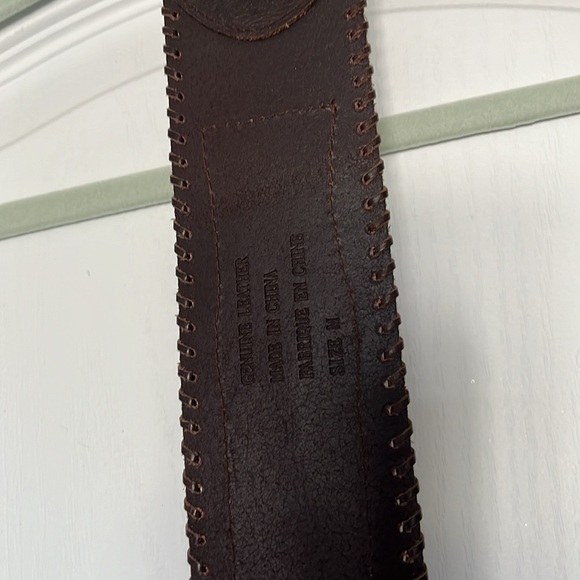 Genuine leather and beads belt - Picture 3 of 3
